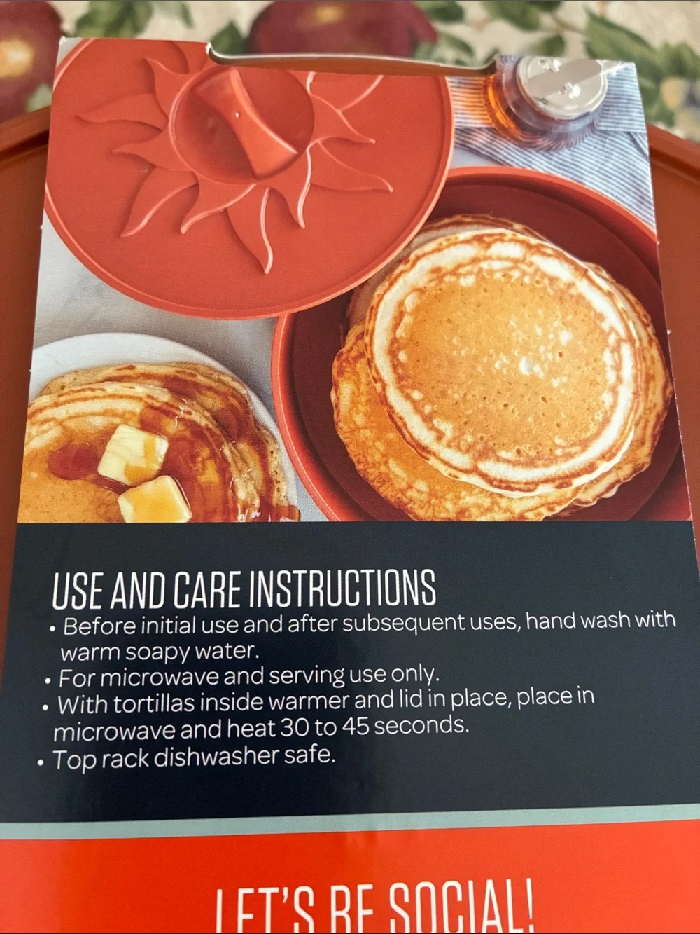 Nordic Ware Microware Tortilla Warmer in Terracotta
